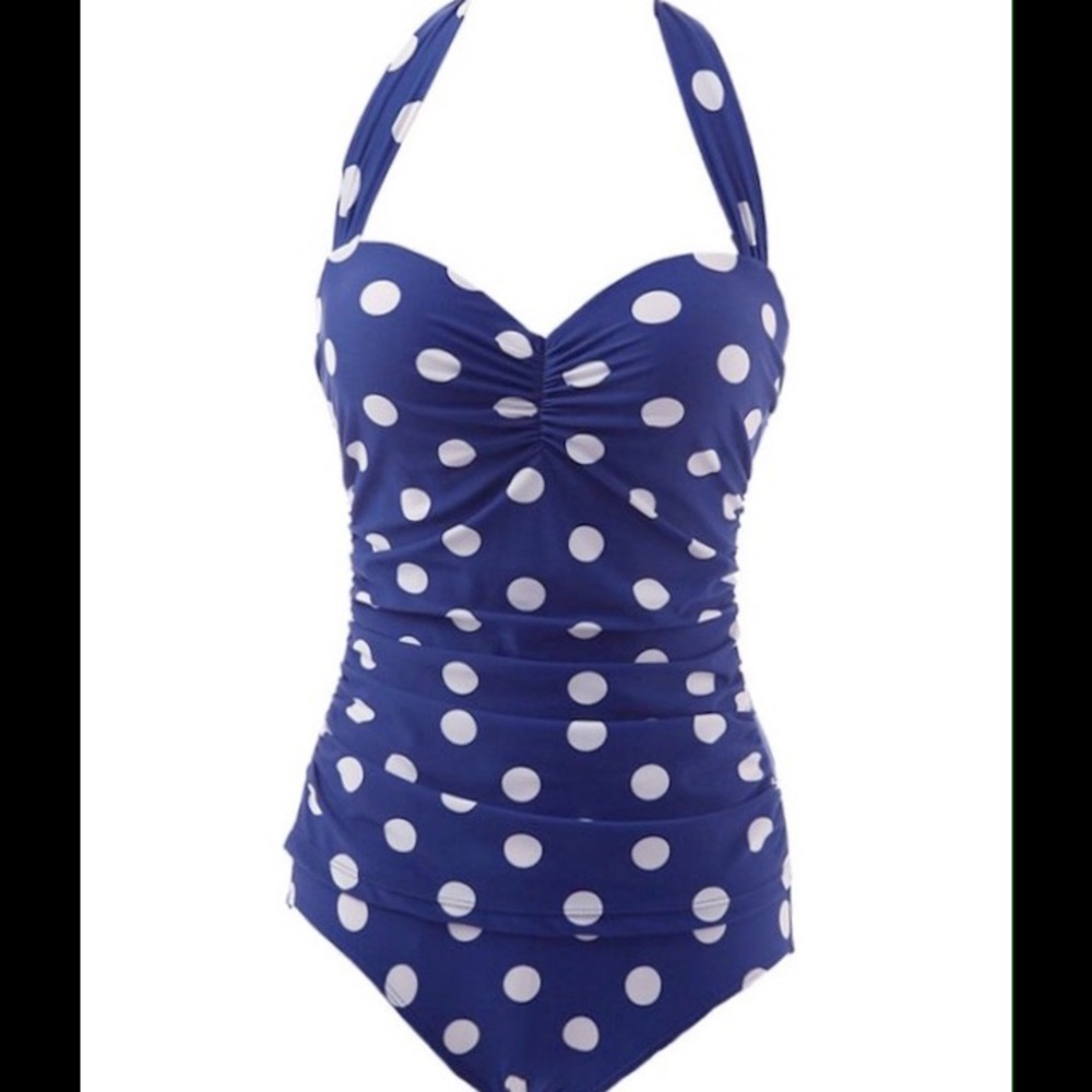 COPY - 50's retro polka dot bathing suit